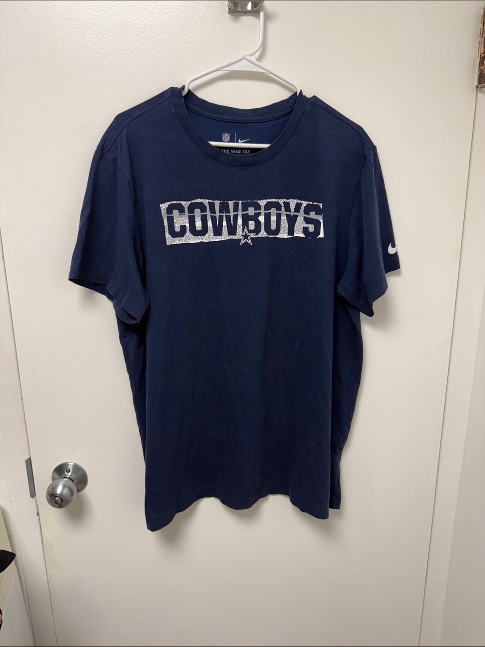 Nike Navy Dallas Cowboys Graphic Dri-Fit Short Sleeve Tee